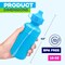 4E's Novelty Bulk Water Sports Bottles for Kids 18 oz - 12 Pack Squeeze Reusable Plastic, Neon Colors, BPA Free, Kids Water Bottles Party Favor Gift Giveaways, End of Year Student Gifts from Teacher